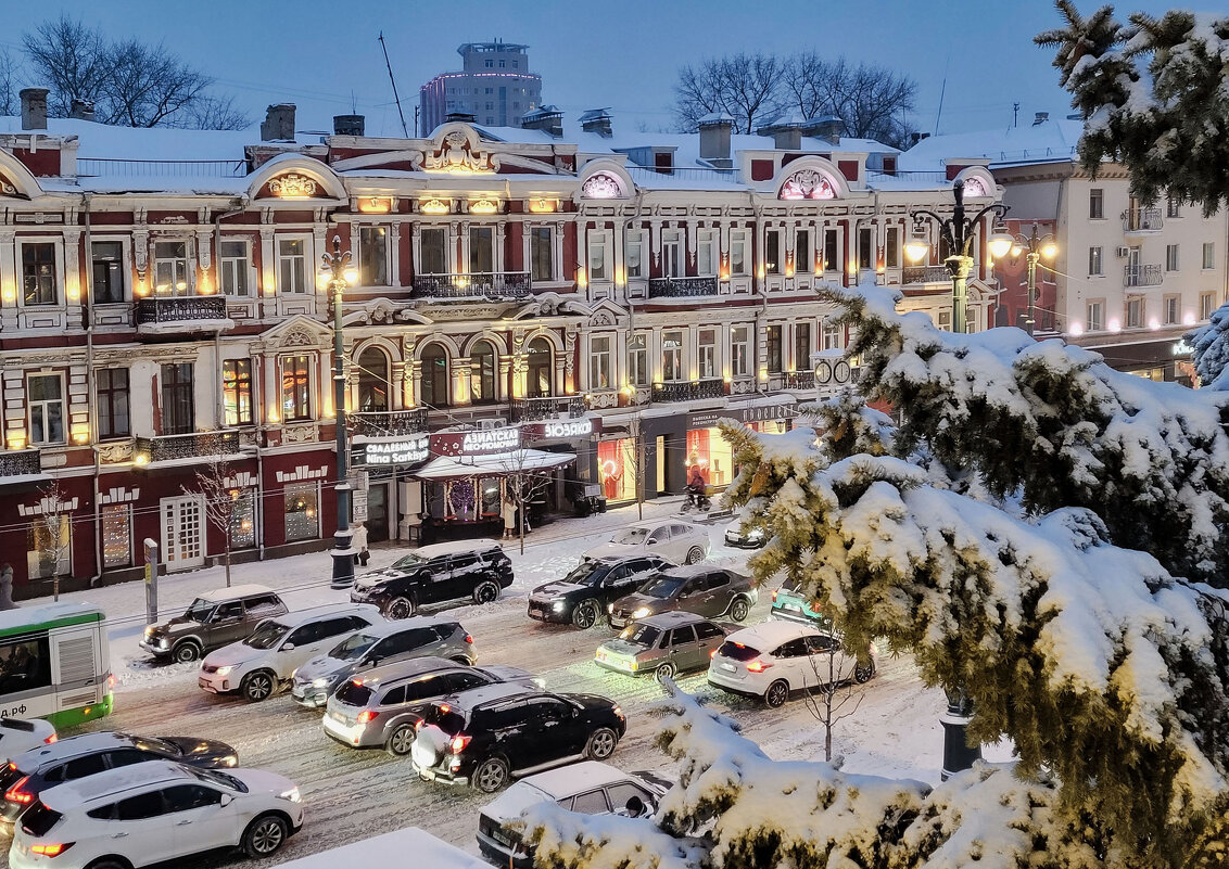 Заснеженный проспект Революции - Татьяна Машошина