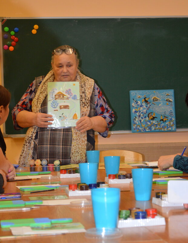 Нина Ивановна Мухлынина  о своей  уникальной росписи - Татьяна Лютаева