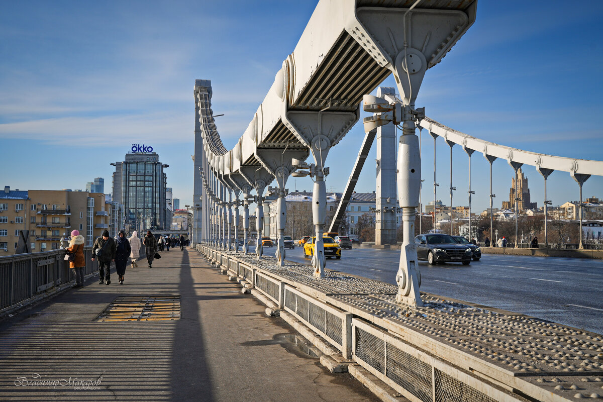 "Московская оттепель. Крымский мост"© - Владимир Макаров "Московская оттепель. Крымский мост"© - Владимир Макаров