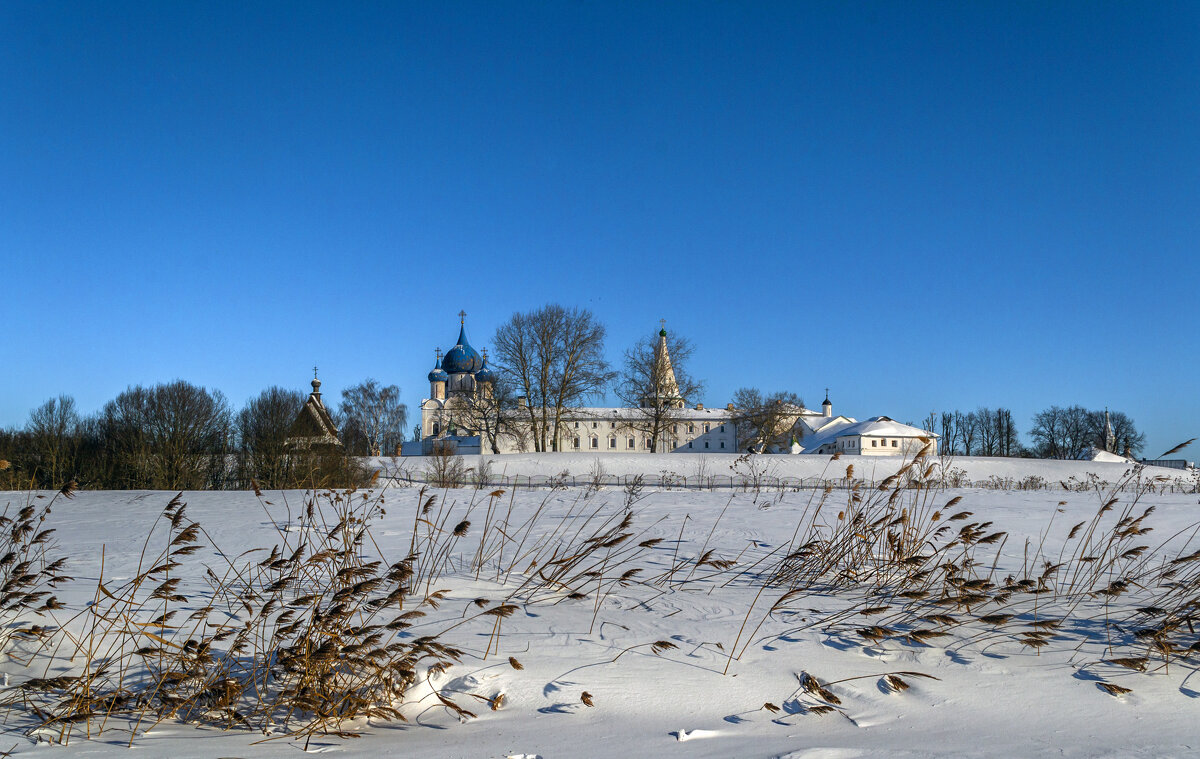 Суздальский кремль. Вид с реки - Сергей Цветков