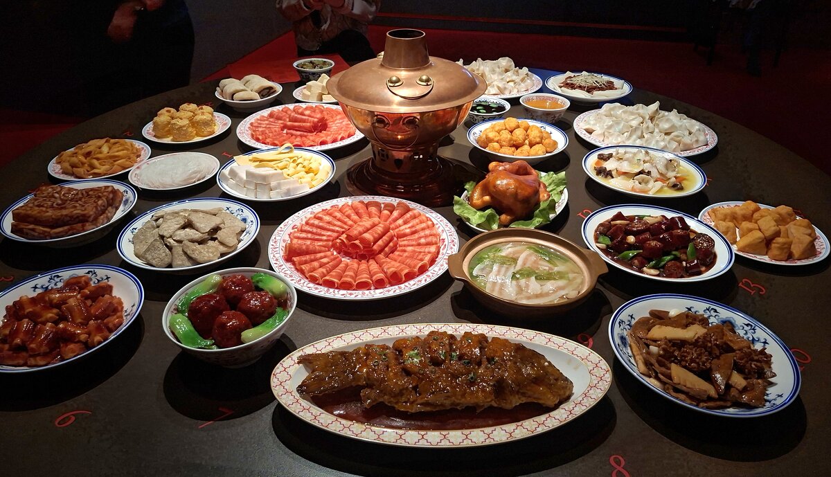 Китайский Новогодний стол изобилия. - ИРЭН@ .