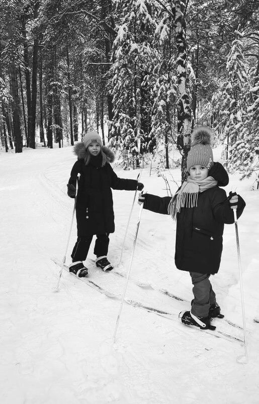 В лесу на лыжах... - Андрей Хлопонин