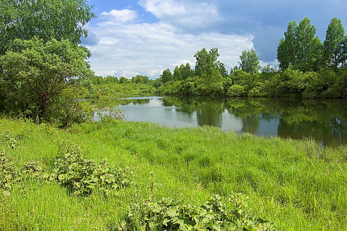 Гармония природы: река и небо - Владимир Кириченко