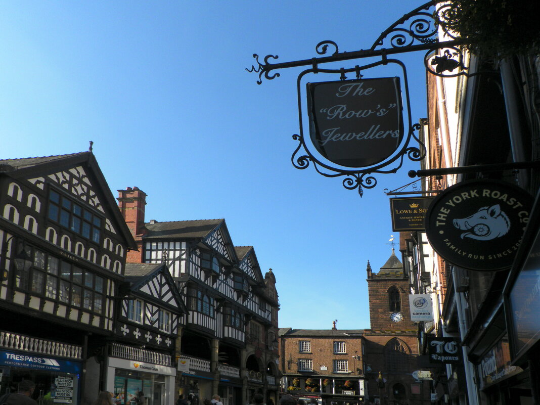 Крытые торговые Ряды и фахверковые дома Честера - Галина 