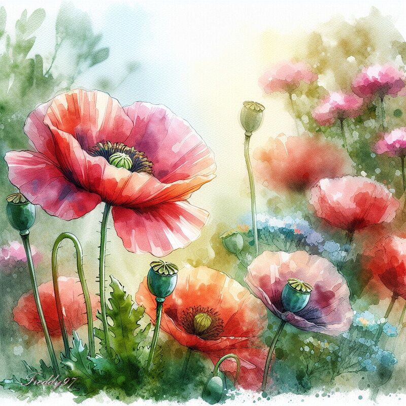 Маки алые - Freddy 97