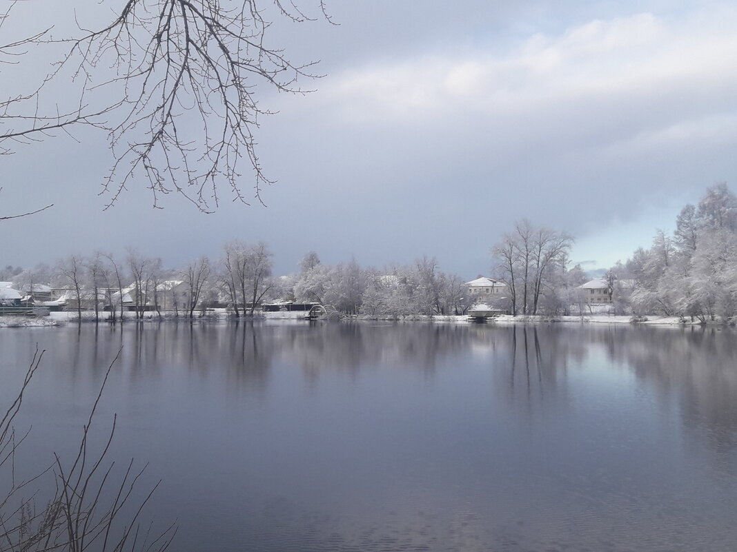 Предзимний день на пруду - Сергей Кочнев