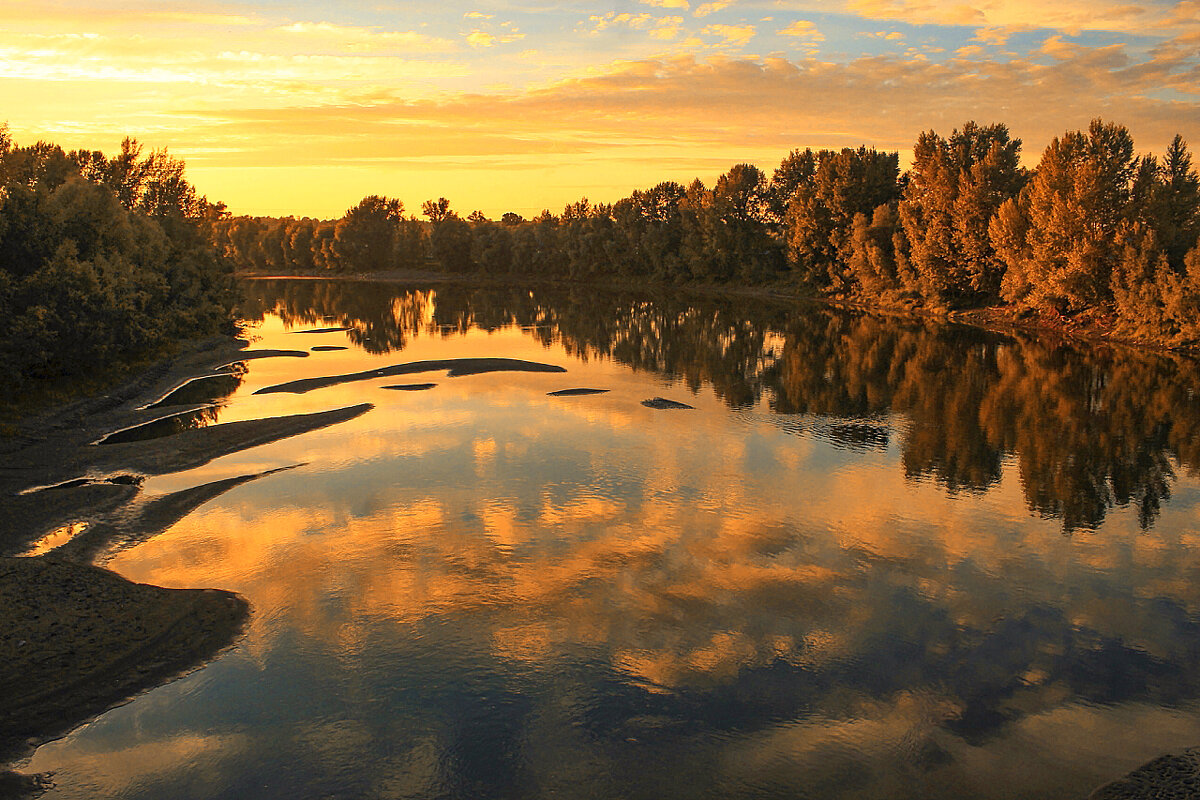 Закаты на Обских протоках - елена беликова