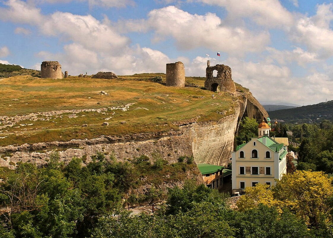 Свято-Климентовский мужской монастырь и средневековая крепость Каламита.Инкерман. - Александр Герасенков