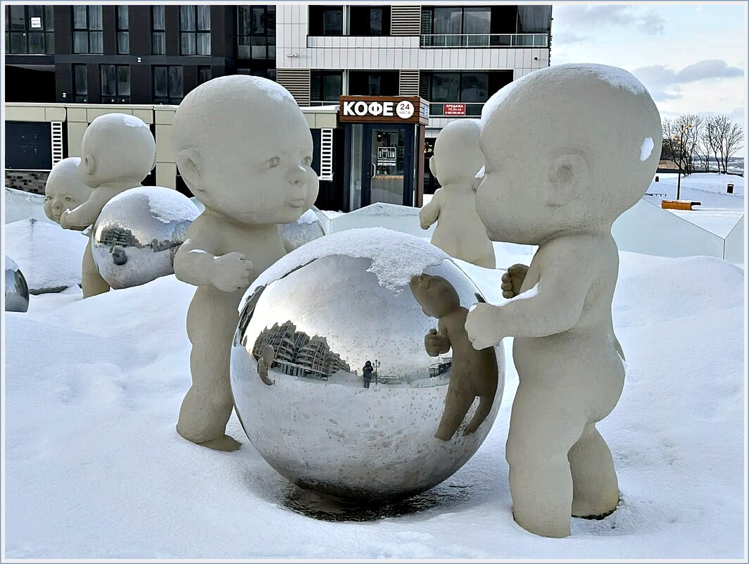 Замёрзший фонтан. - Валерия Комова