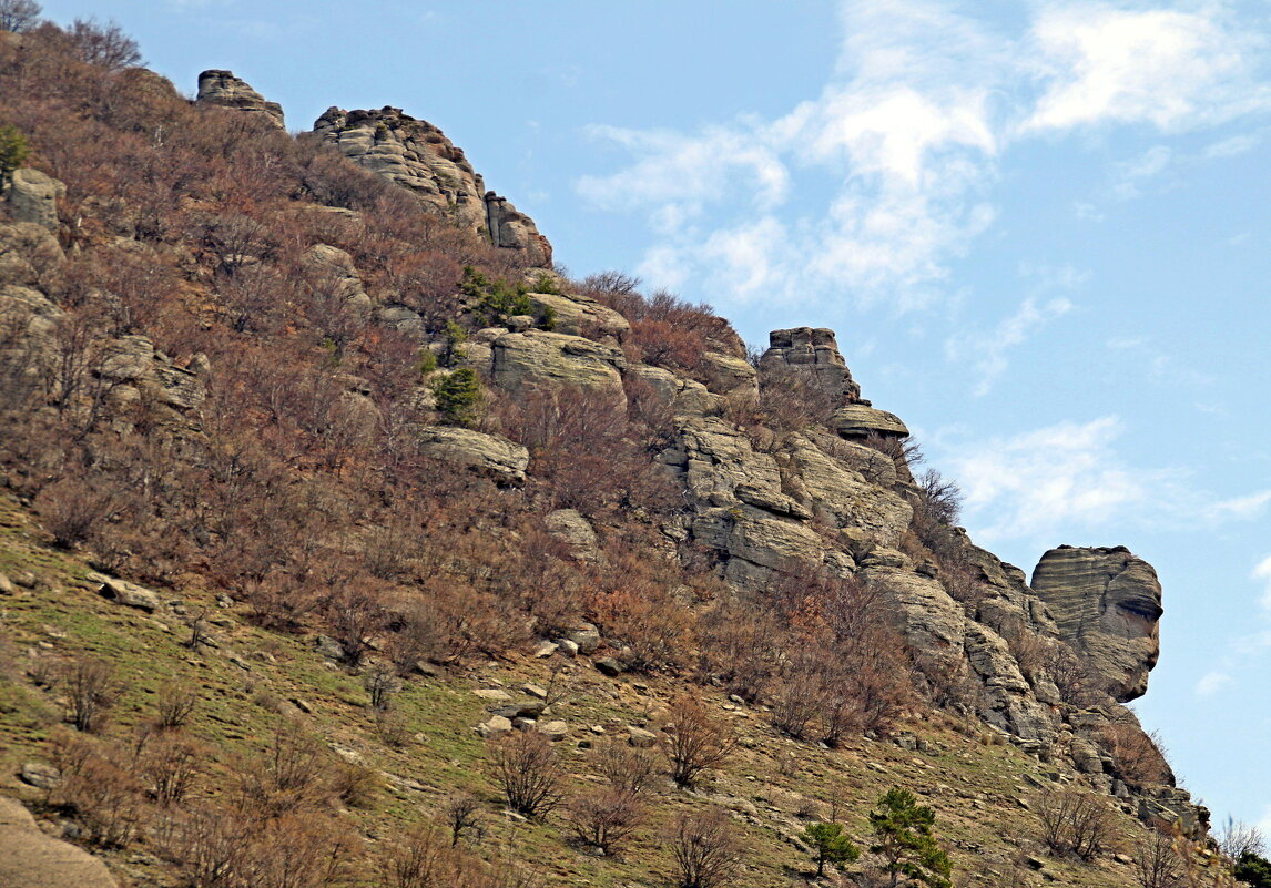 Каменные лики Демерджи... - Александр Герасенков