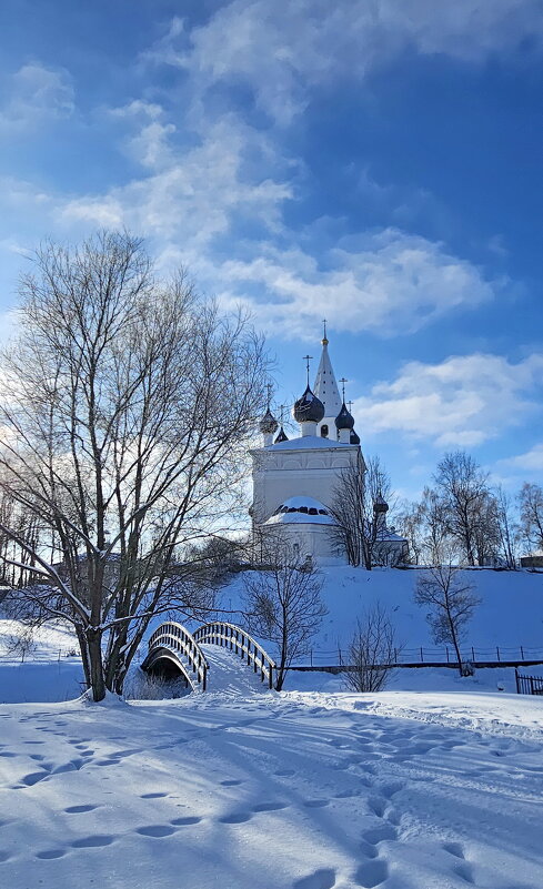 Зима не хочет уходить. Село Вятское. Самое красиво село России. - Михаил Свиденцов
