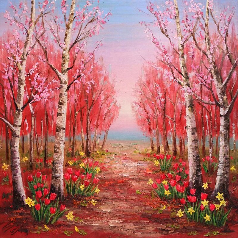 Весенний пейзаж - Елена Сухорученкова