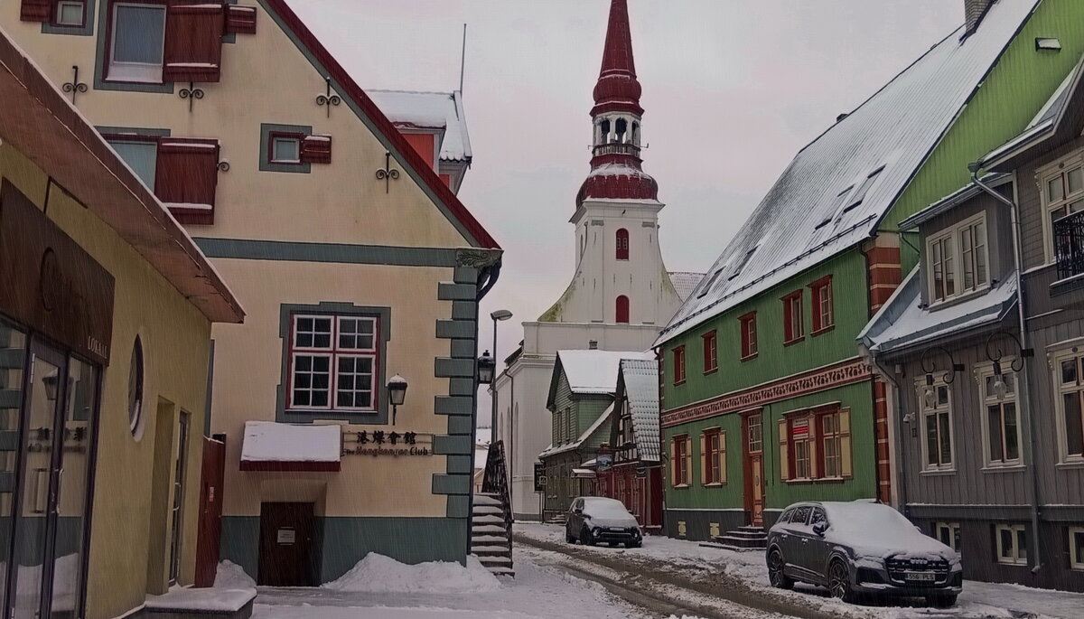 Фрагменты тихого городка на юге Эстонии.. - Татьян@ Ивановна