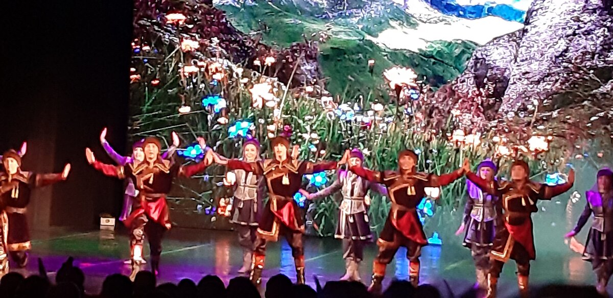 На концете алтайского танца и горлового пения - Ольга 