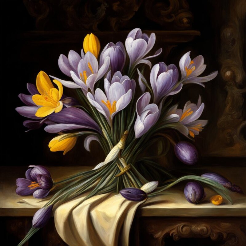 Букет крокусов - Наталья *** Букет крокусов - Наталья ***