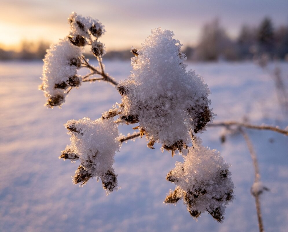 сухие цветы зимой - Лилия 