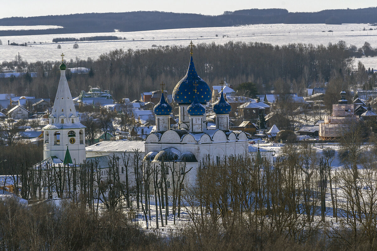 Суздальский кремль с высоты - Сергей Цветков