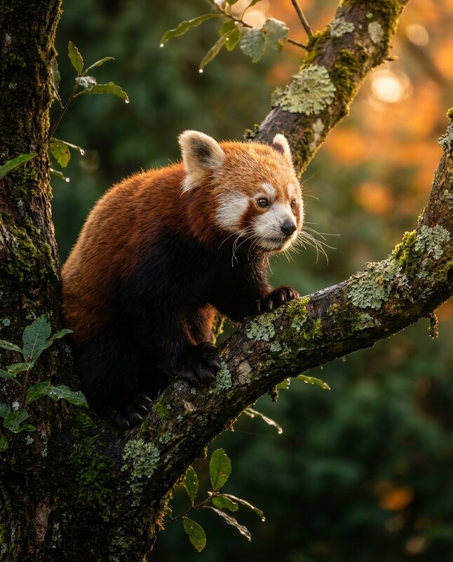 Красная панда - Лилия 