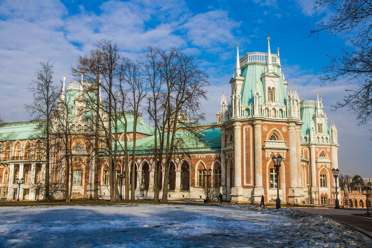Весна в Царицыно. - Петр Беляков Весна в Царицыно. - Петр Беляков