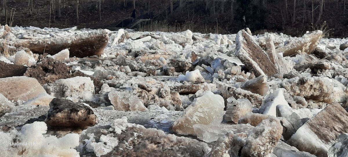 Ледоход на реке - Liudmila LLF