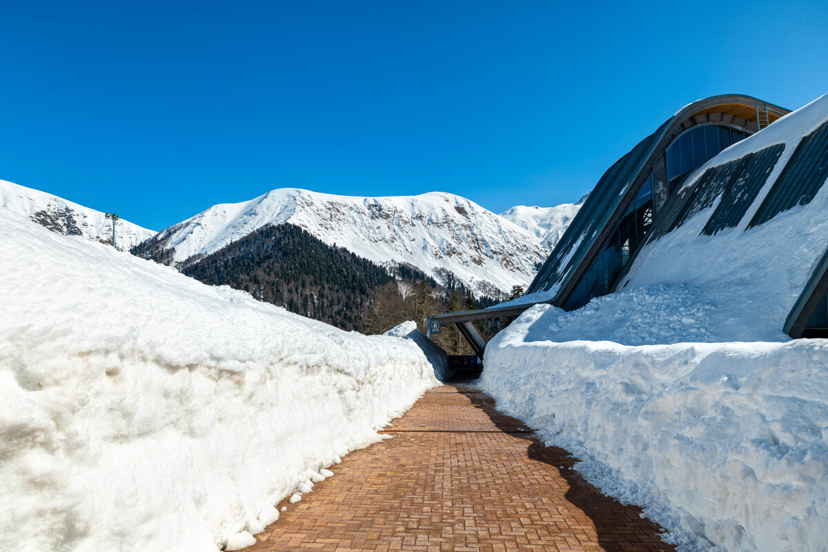 Горнолыжный курорт Газпром Поляна, Сочи. - Дина Евсеева