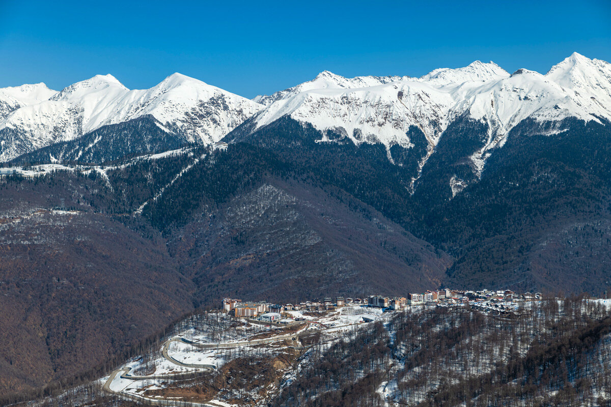 Олимпийская деревня. Газпром Поляна.Сочи. - Дина Евсеева