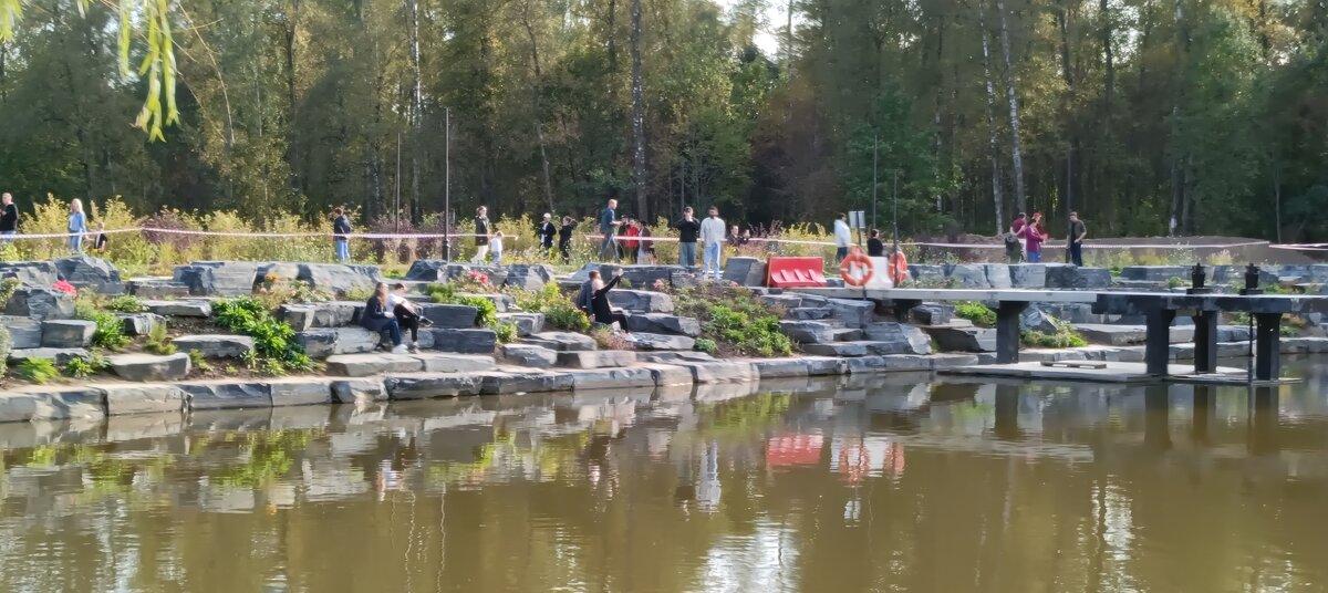 в парке продолжается благоустройство - Галина R...