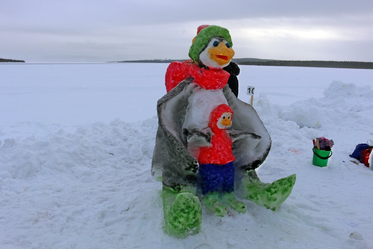 На фестивале снежных скульптур - Ольга 