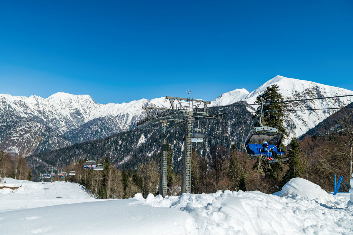 Вершина "Лаура" на Газпром Поляне. Сочи. - Дина Евсеева