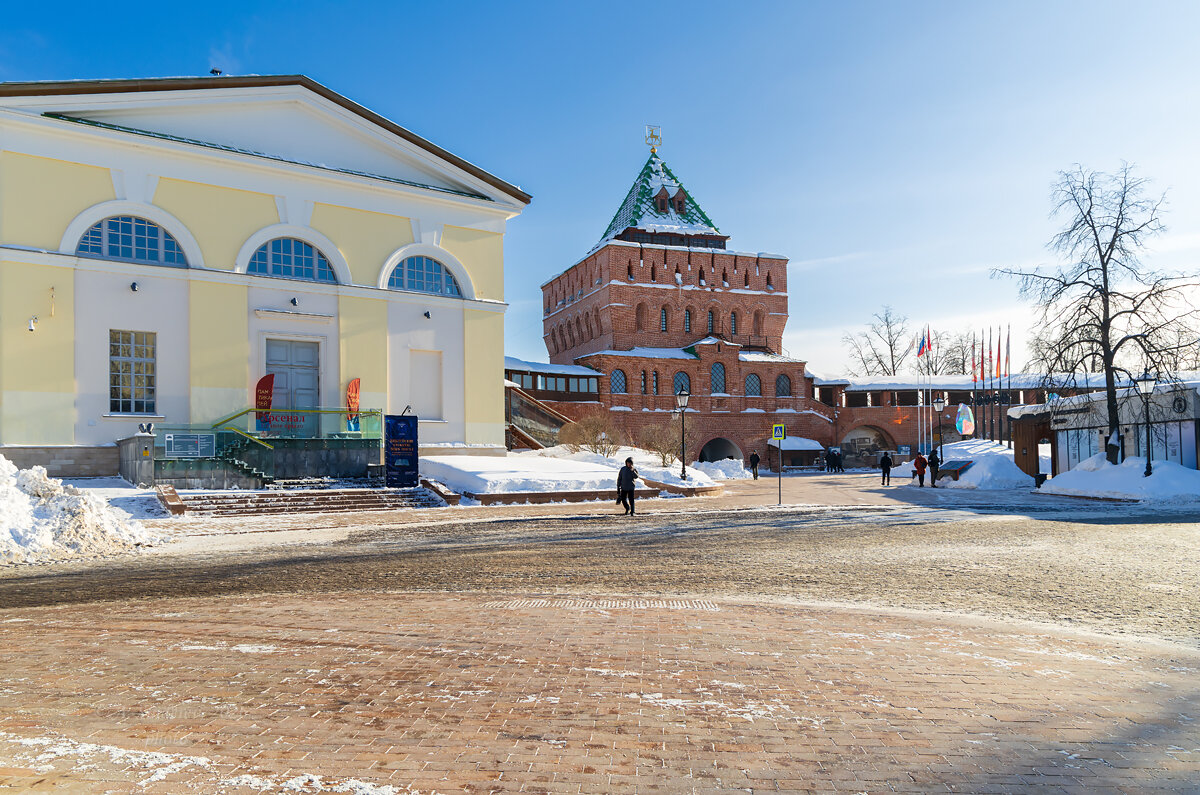 Вид на Дмитриевскую башню в Кремле - Александр Синдерёв