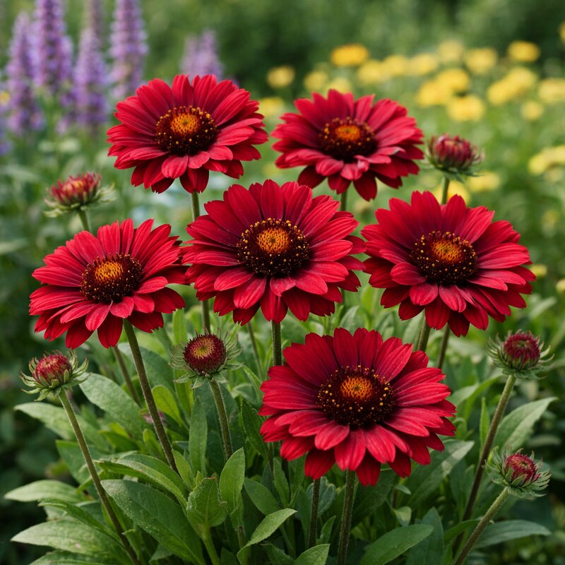 ЦВЕТЫ  Гайлардия Бургунди - МАРИЯ ПОПОВА