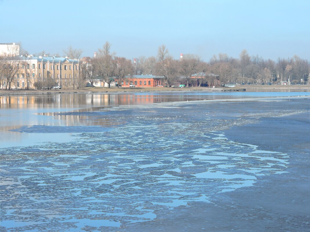 Река Ижора в марте - Мария Васильева