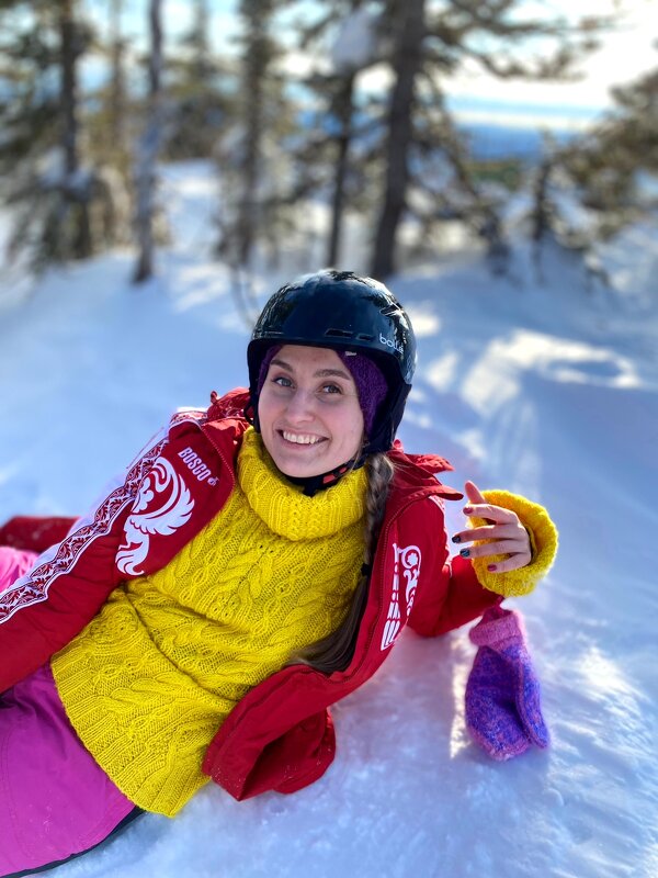 на отдыхе Шерегеш - Таня Фиалка