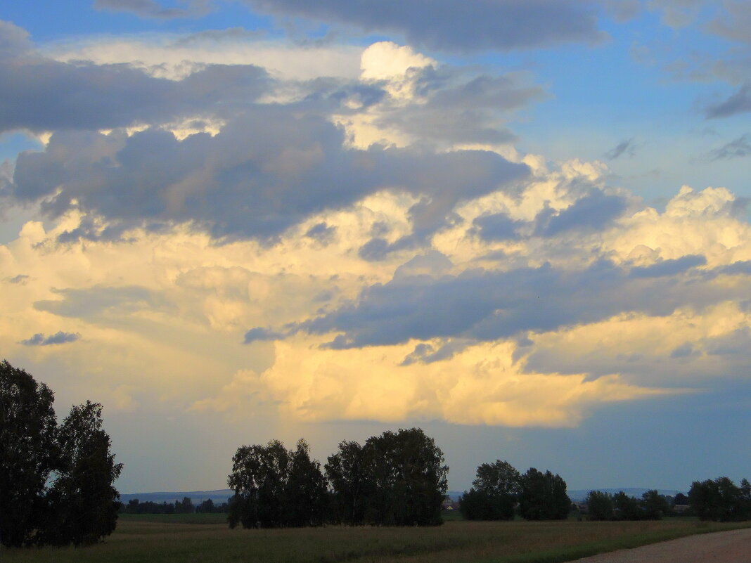 Вечернее небо. - nadyasilyuk Вознюк