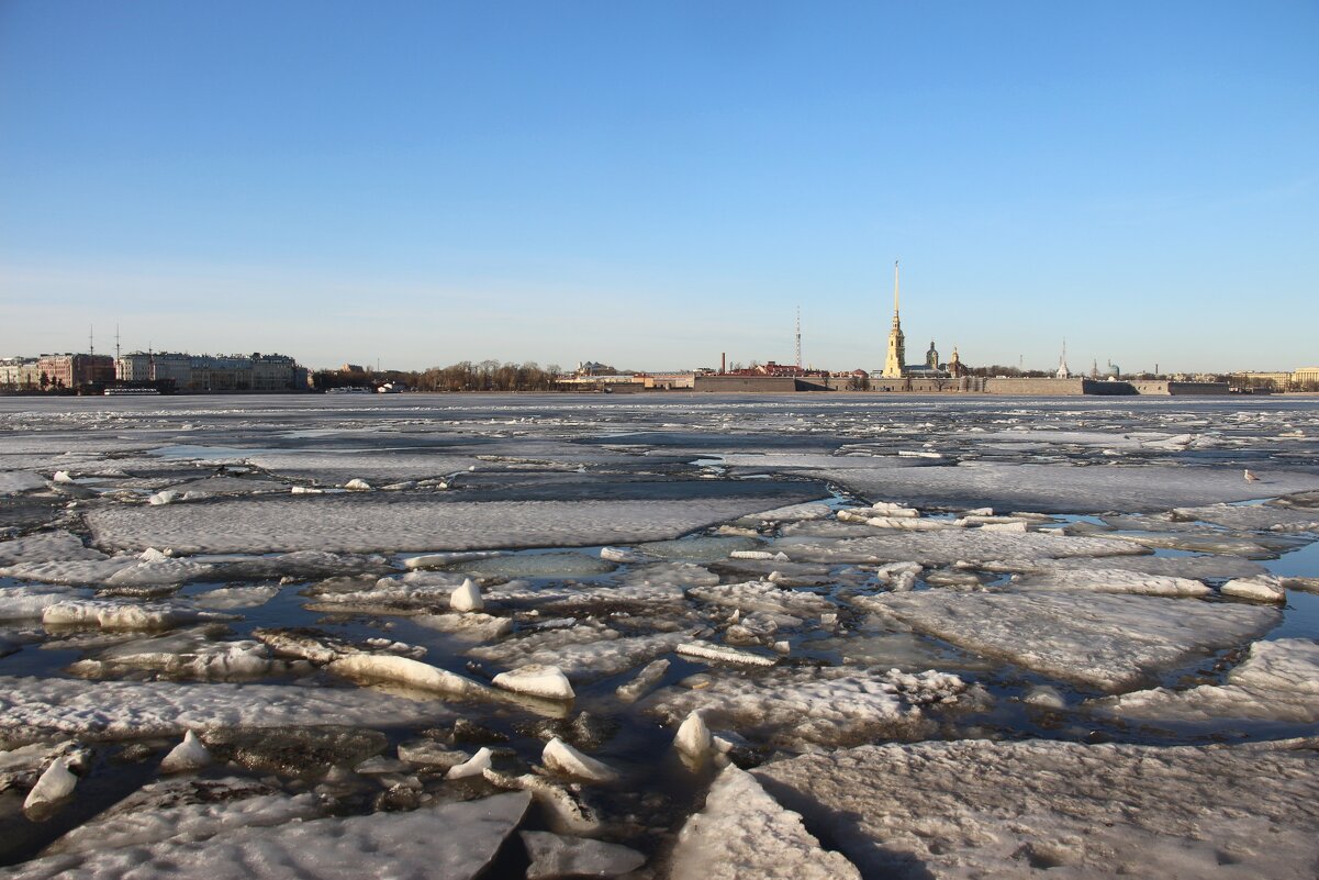 Петербург. Март. Нева - Наталья Герасимова