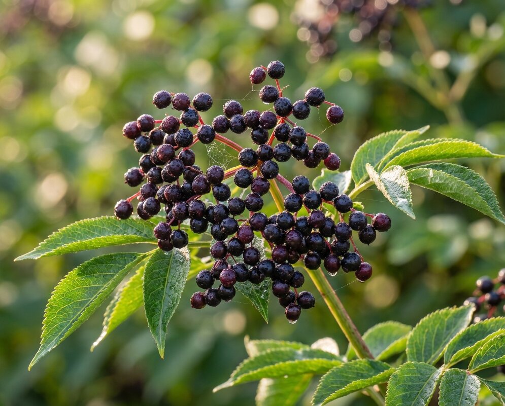 Ветка бузины - Лилия 