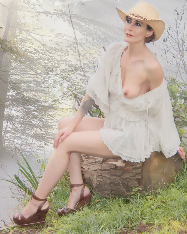 В туманное утро у воды - Valziwa 