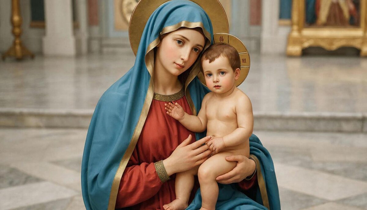 Мадонна с младенцем - СЕРГЕЙ ФИЛОЧКИН