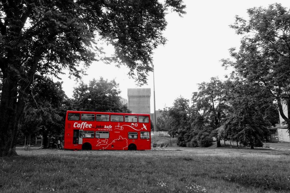 Двухэтажный автобус в Праге - Jiří Valiska