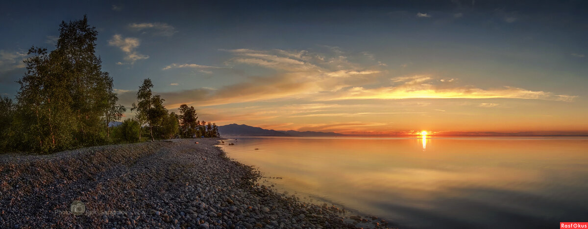 Закат на Байкале возле Новоснежной - Игорь Сарапулов Закат на Байкале возле Новоснежной - Игорь Сарапулов