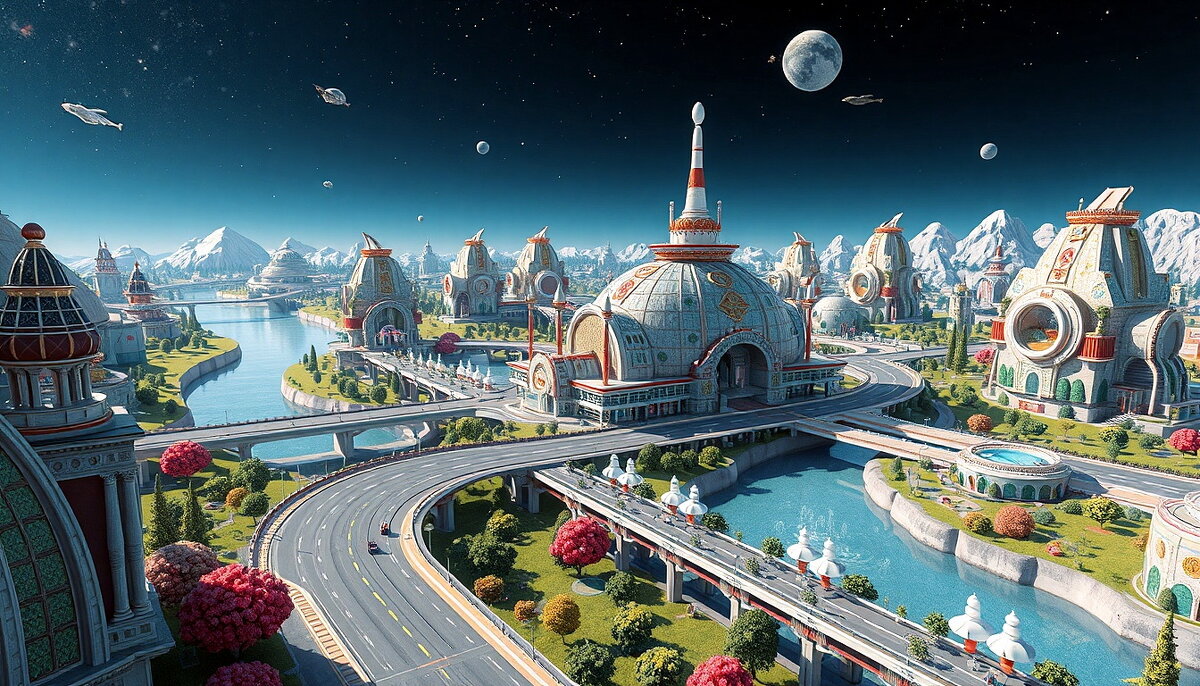 Проект. «Конец 21 века. Новые города ближайшего будущего» (15) - Игорь Питерский Проект. «Конец 21 века. Новые города ближайшего будущего» (15) - Игорь Питерский