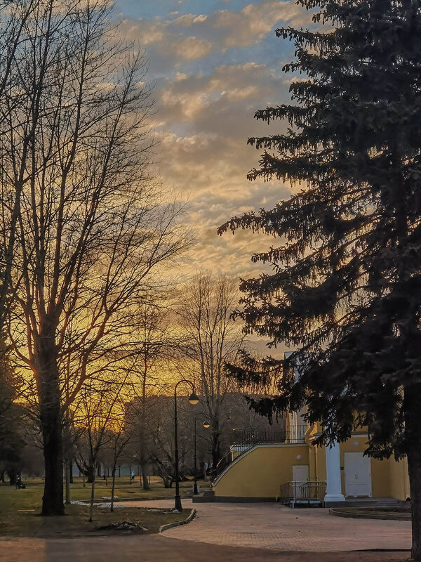 Вечерняя зарисовка в  парке Победы. - Лилия *