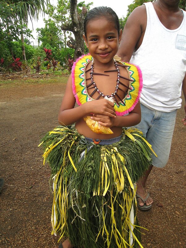 Нарядная девочка на празднике острова Яп. - unix (Илья Утропов)
