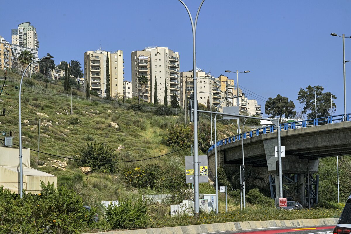Городская сцена в Хайфе, Израиль - ujgcvbif 