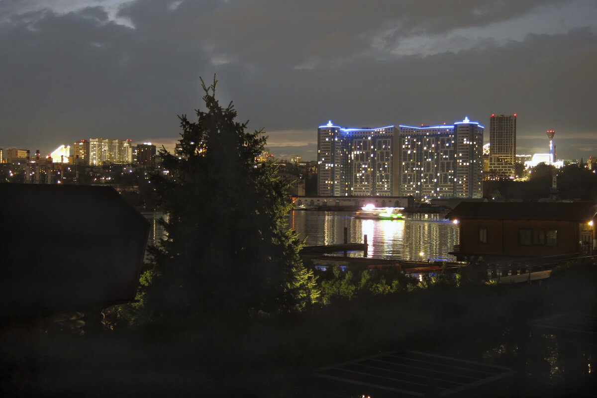 Ночной город с левого бкркга - Леонид Ночной город с левого бкркга - Леонид