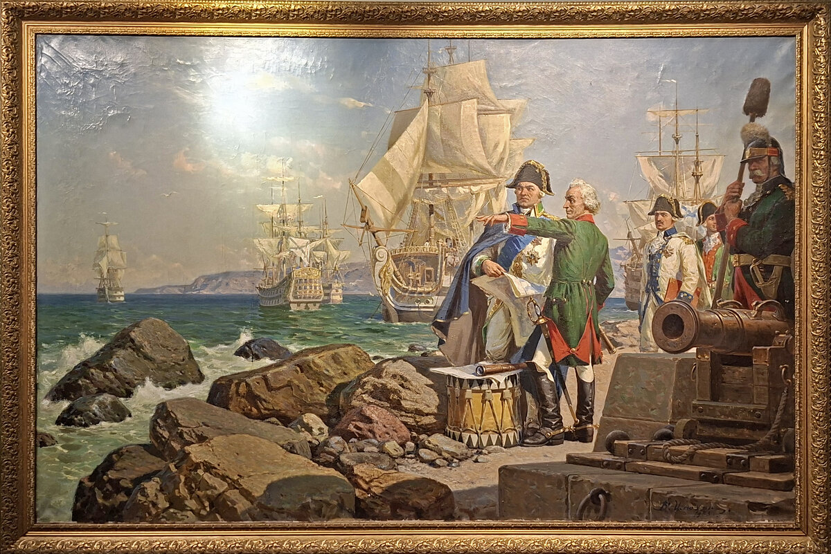 Илюхин В.Д. "Встреча А.В.Суворова с Ф.Ф. Ушаковым в Севастополе". - ИРЭН@ . Илюхин В.Д. "Встреча А.В.Суворова с Ф.Ф. Ушаковым в Севастополе". - ИРЭН@ .