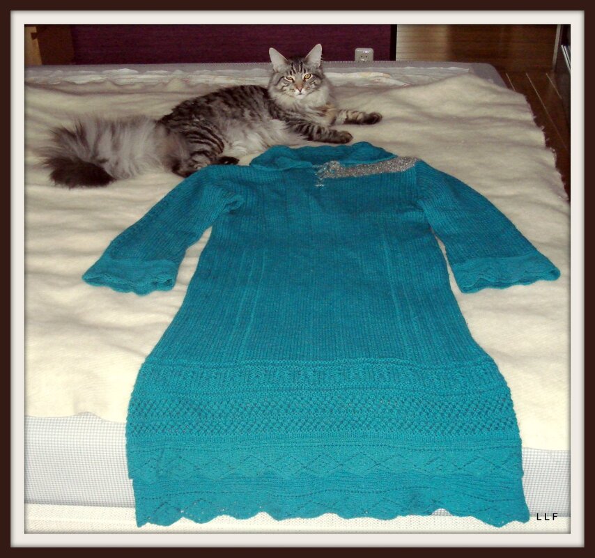 Вязаное платье - ручная работа - Liudmila LLF