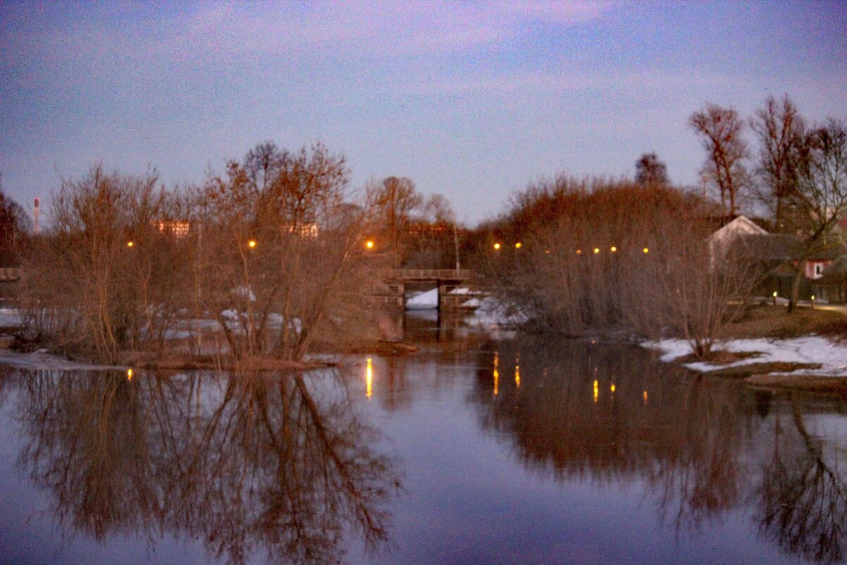 вечер на реке Тихвинка - Сергей Кочнев