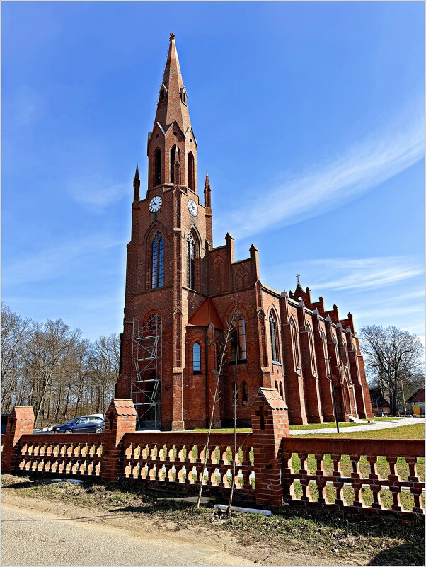 Кирха Хенрихсвальде 1869г. - Валерия Комова Кирха Хенрихсвальде 1869г. - Валерия Комова