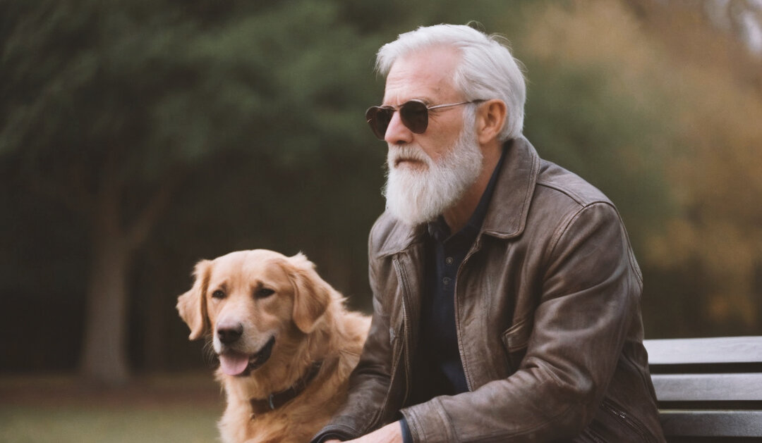 Старик и собака - ura Зелев